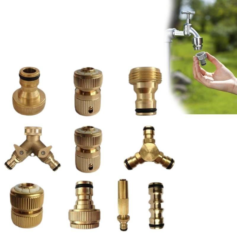 Premium Brass Water Flow Connector For Agricultural Use And Garden Hose Nozzles