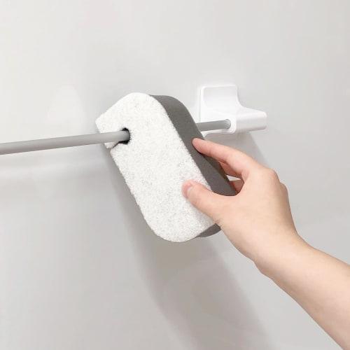 Towa Sangyo Ag Antibacterial Bath Sponges, Suppress Bacteria Growth, Made in Japan, Gray, Approx. 7.6 x 4.5 x 15.8 cm, Set of 5