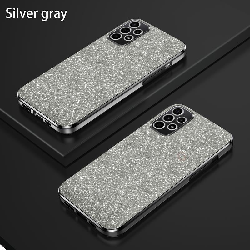Een 52 32 53 33 13 Luxe Gradiënt Glitter Plating Case Voor Samsung Galaxy A53 A33 A13 A52 A32 a72 A23 4G 5G Silicone Cover