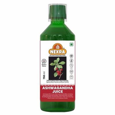 Nexra-Pure Ashwagandha Juice | Natural Stress Relief  | Ayurvedic Adaptogen Drink for Immunity & Vitality | No Added Sugar or Chemicals