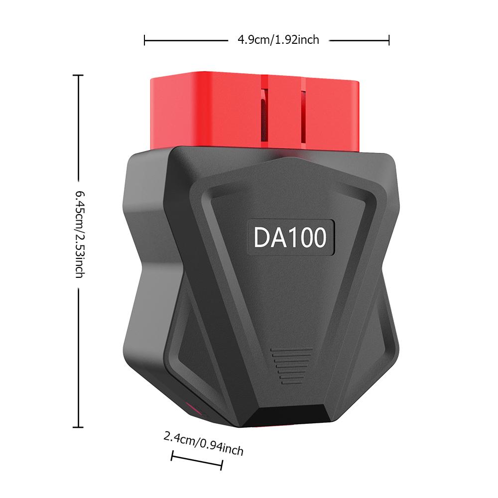 Car OBD2 Code Reader Auto Diagnostic Tools Universal With Switch DA100 Engine Battery Test Car Accessories OBD 2 Scanner Erase Fault Code