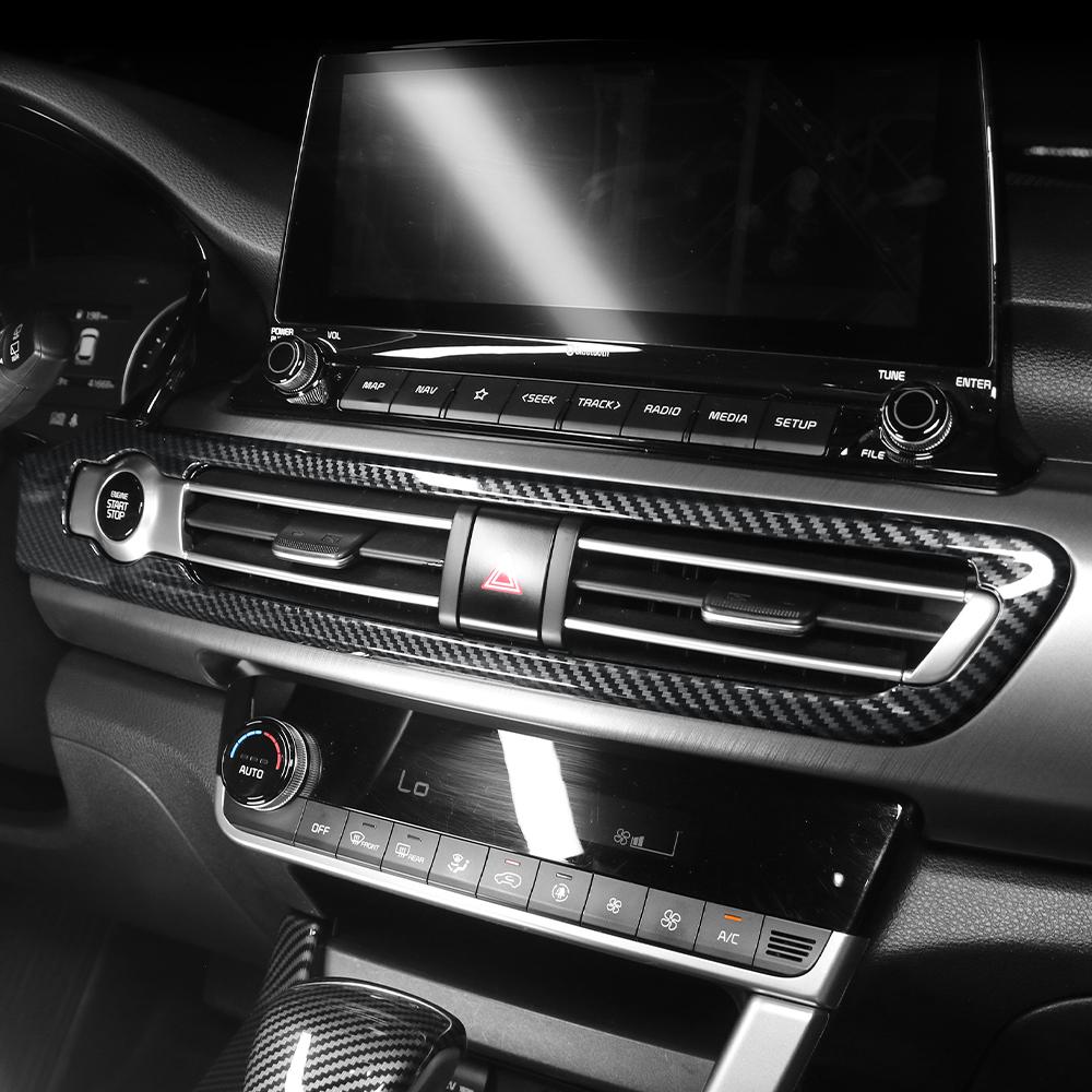 For Kia SELTOS 2021-2023 Air Conditioner Middle Vent Cover Trim Car Interior Decor Accessories LHD