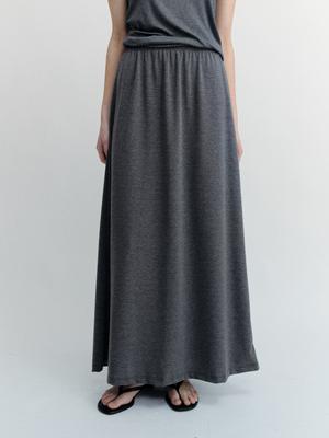 Tollo Maxi Banding Skirt (Charcoal)