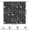 Galaxy Shower Curtain Space Universe Stars Nebula Constellation Bathroom Decor Set Modern Artistic Home Textile