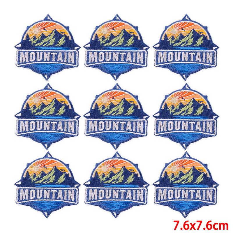 10 pezzi/lotto toppa da ricamo all'ingrosso termoadesiva sulle toppe per abbigliamento toppe su vestiti giacche decorazioni applique forniture per cucire