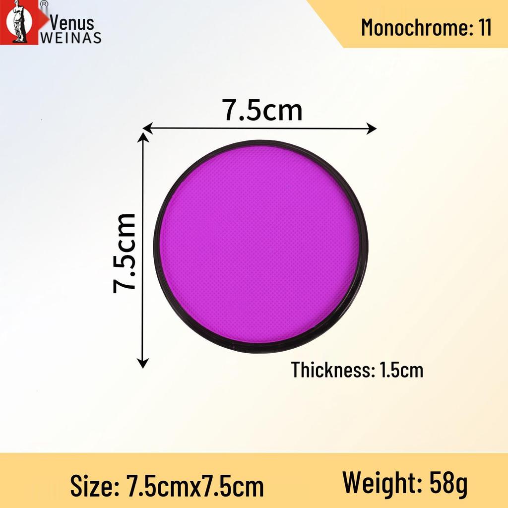 Monochrome Water-Soluble Body Paint for Kids DIY Halloween Cosplay Face Painting Palette
