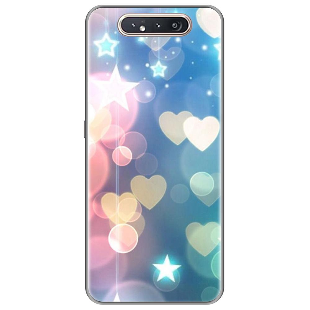 

Для Samsung Galaxy A80 GalaxyA80 черный чехол мягкий роскошный TPU задняя крышка 6,7 дюйма ударопрочный ультратонкий бампер полная защита A80-Style 18