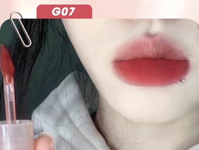 Gogotales Gogo Dance Collection Lip Mud G06 Nude Bean Paste Matte Lip Gloss