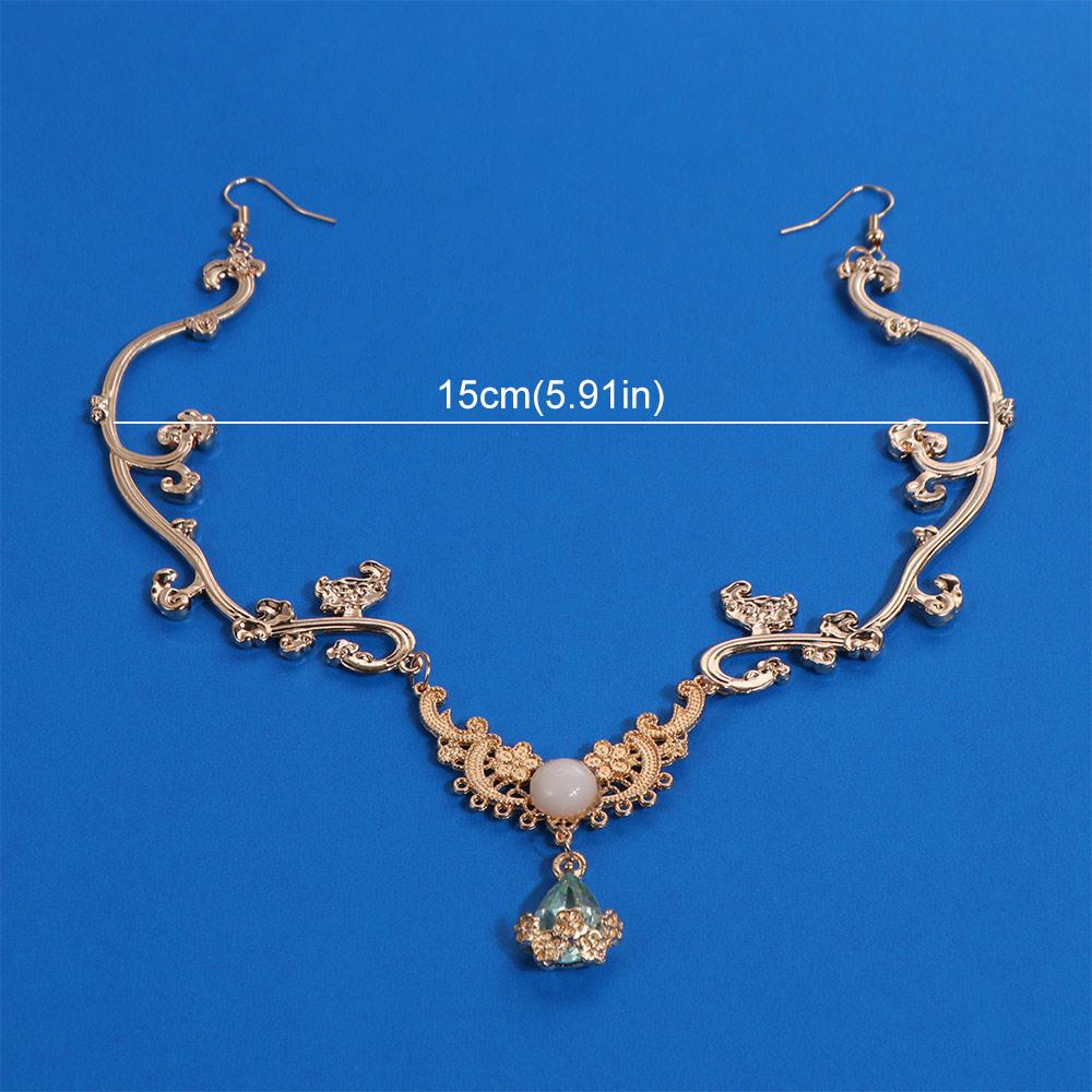 Stirn Sternenklar Glänzende Kopfkette Luxus Hanfu Kopfschmuck Kopfaccessoires