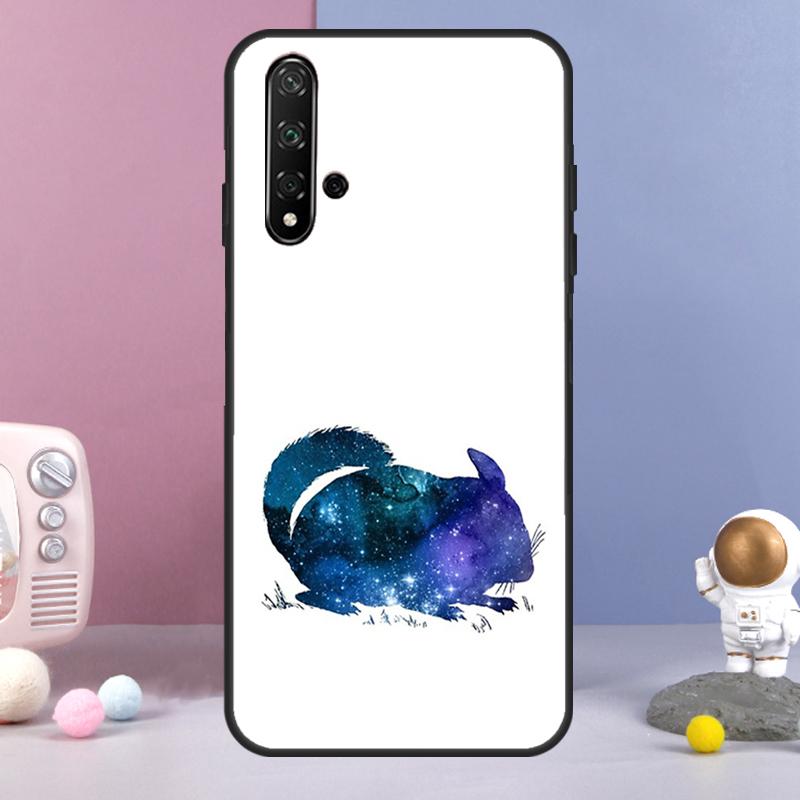 Cartoon Chinchilla For Huawei Nova 12i 12s 11i 8i 7i 9 10 SE Y60 Y61 Y70 Y72 Y73 Y90 Y91 P20 P30 P40 Lite Case