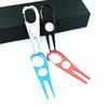 Golf Divot Repair Tool Aluminum Alloy Green Fork with Magnetic Ball Marker Golf Accessories for Men Women Golfers