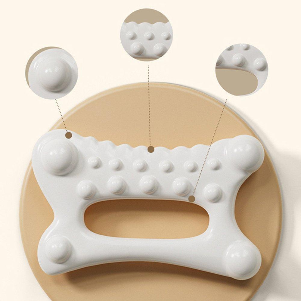 1+1 Face Gua Sha Massager Facial Body Ceramic Trapezius Massager