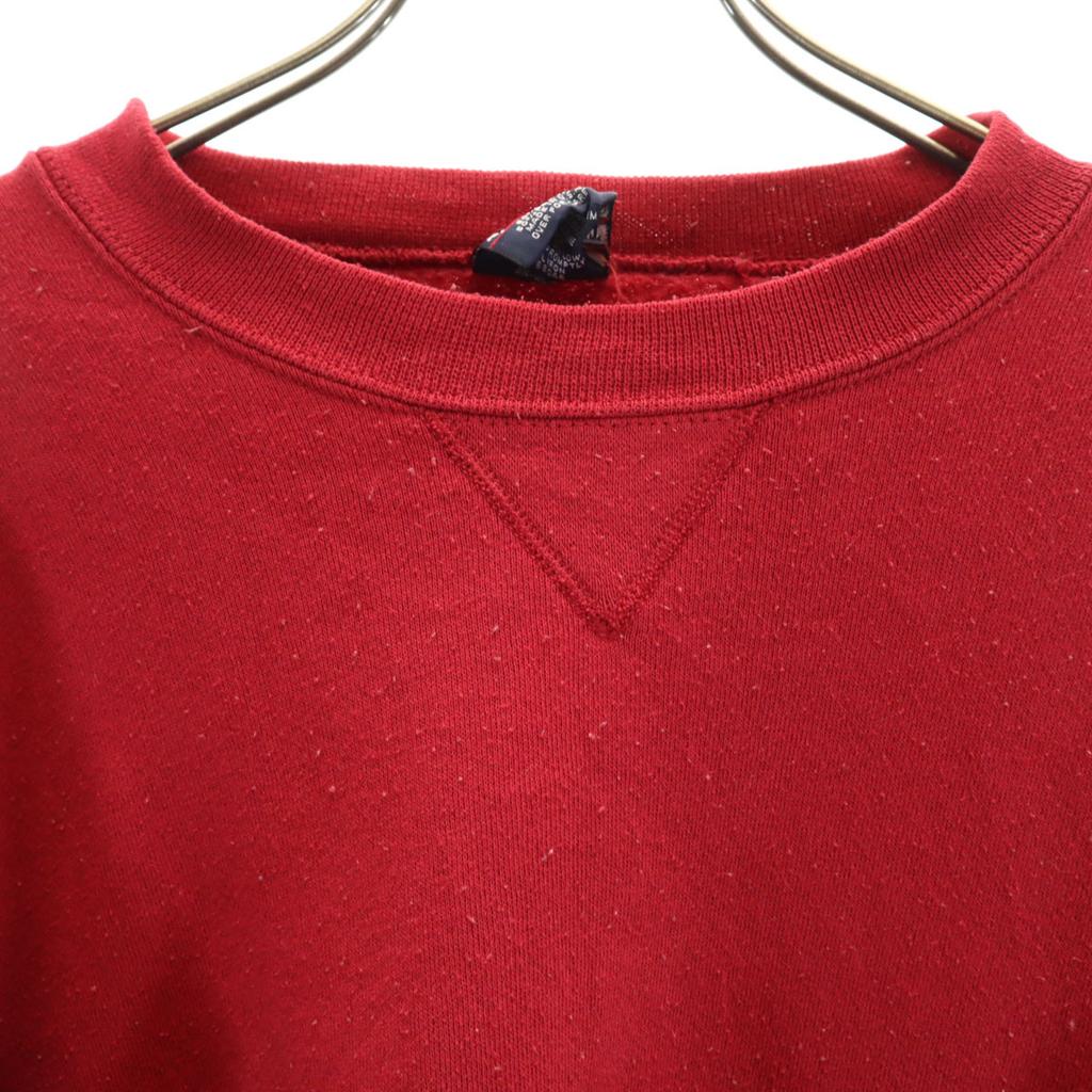 ANDHURST 90er Made in USA Altes Langarm-Sweatshirt-Trainingsshirt XL Rot Einfach Herren Gebraucht