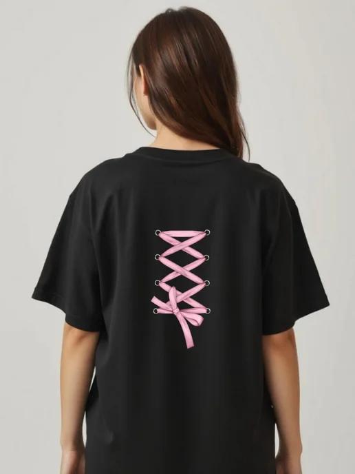 Oversized T-shirt with Print 4XL