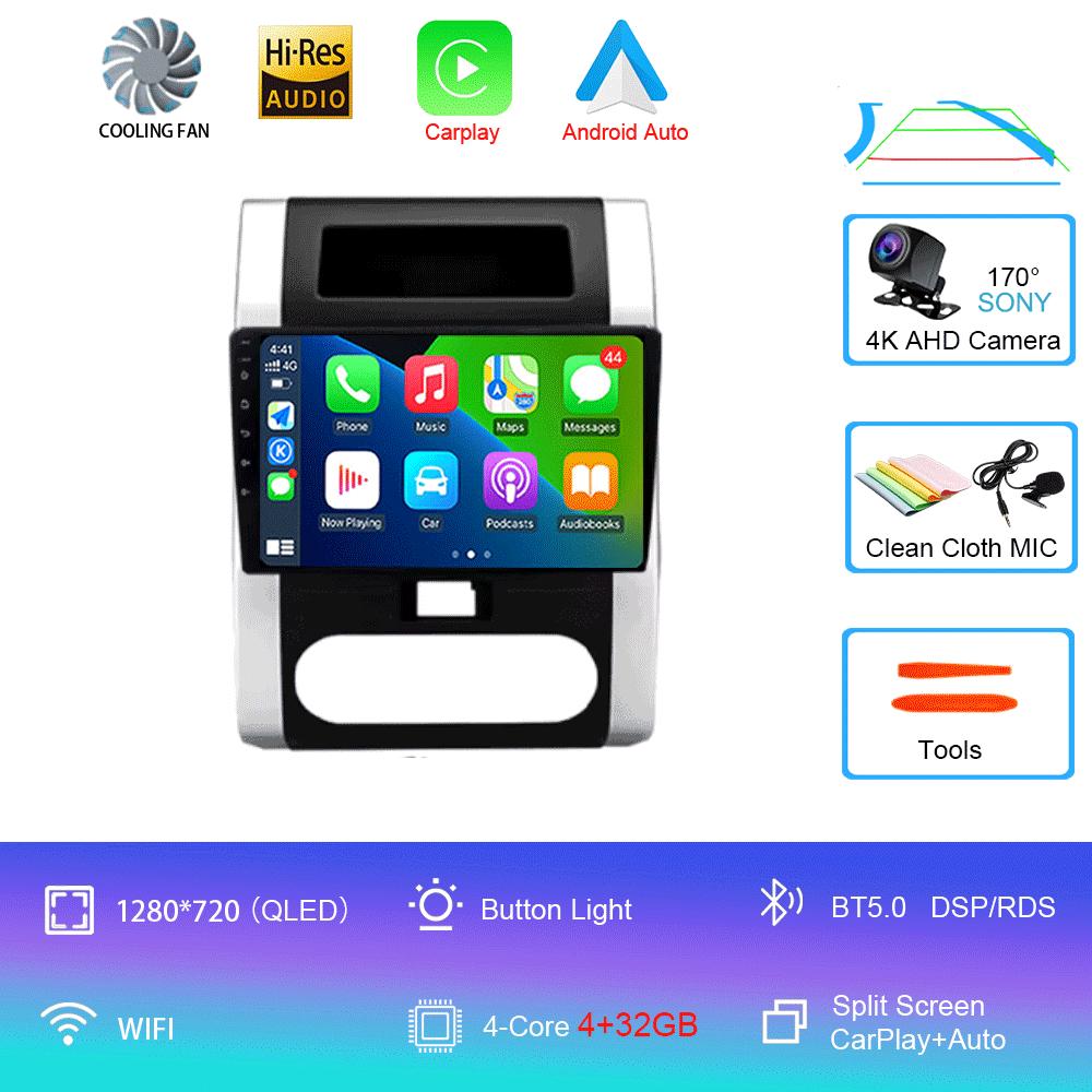 Android 14 for Nissan X-Trail X Trail XTrail 2 T31 2007-2015 4G Car Multimedia GPS Voice Wireless CarPlay Autoradio Navigation