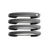 Car Decoration Door Handle Cover For Toyota IST 2002-2007 Carbon Fiber Chrome Silver Cars Accessories Styling Upgrade