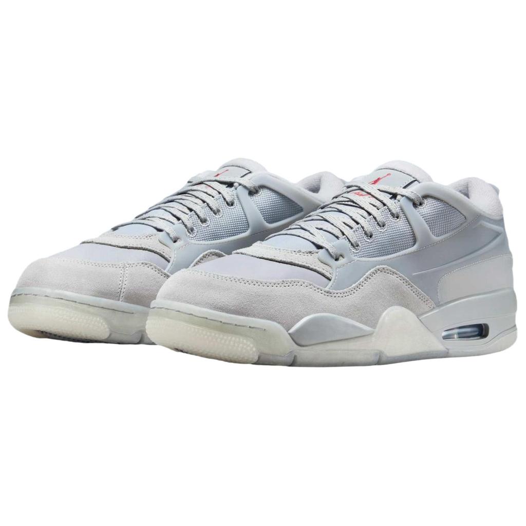 Air Jordan 4 RM Wolf Grey Men Sneakers Neutral-Grey Varsity-Red FQ7939-005