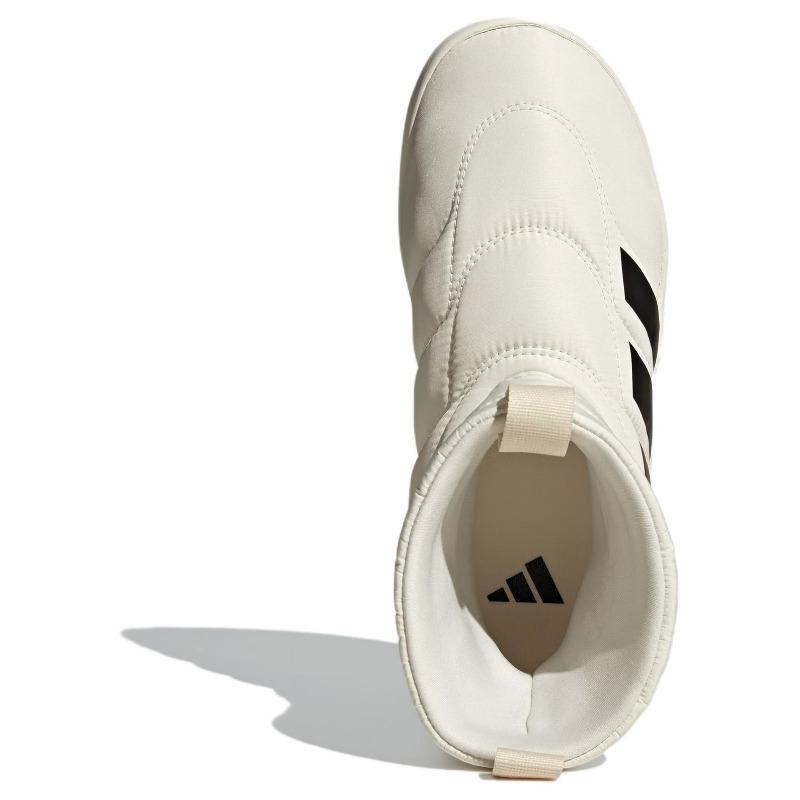 adidas Adipuff Mid Slip Resistant Durable High Top Lifestyle Casual Shoes Unisex Sneakers White Black JR0068
