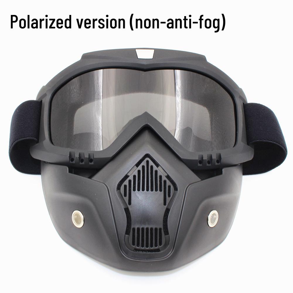 Harley Motorcycle Goggles and Face Mask - Sandproof, Windproof, Protective Off-Road Anti-Splash Helmet Visor