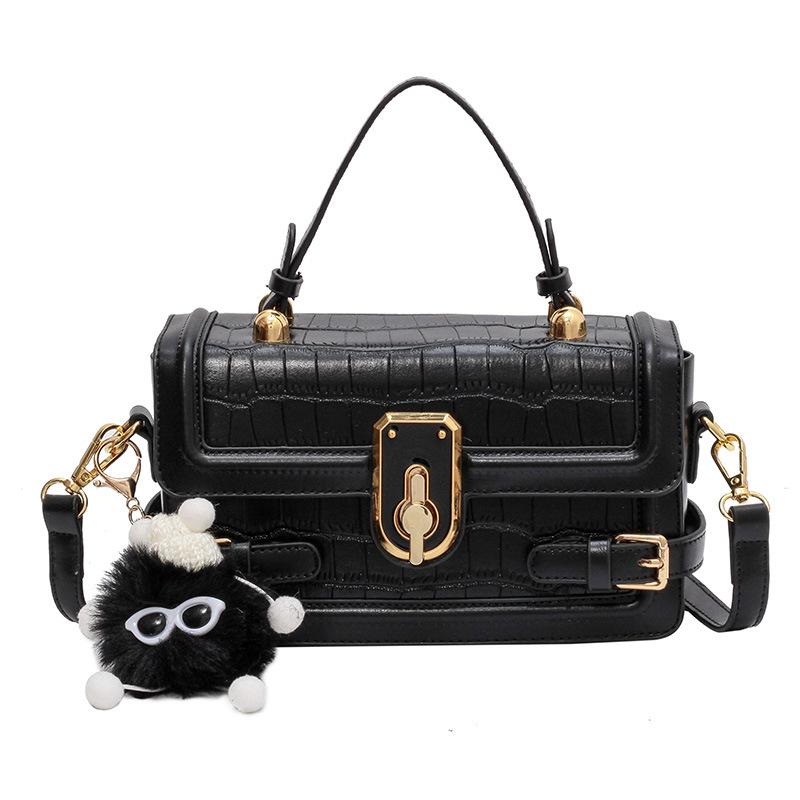 

Портативные женские сумки кроссбоди с клапаном, с крокодиловым узором, повседневные маленькие квадратные текстурные женские сумки через плечо и мессенджеры
