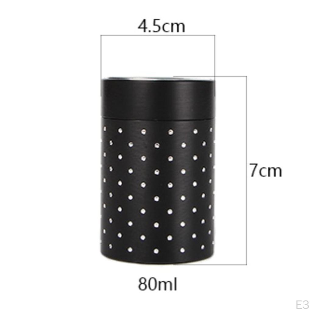 7 X 4.5cm Caddy Kitchen Storage Containers Colorful Tins Round Tea