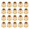 20pcs 1:10 1:8 Link Rod Ball Joint Metal Tie Rod Ends Copper RC Accessory for RC Crawler Truck