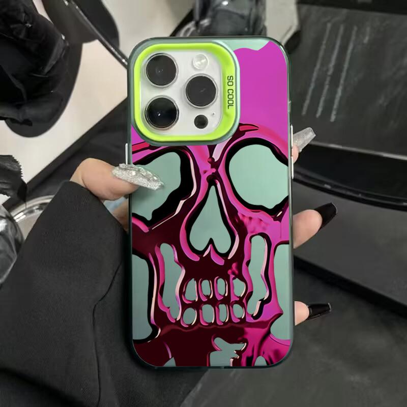 Skull Ghostface Phone Case For iPhone 15 14 13 12 16 Pro Max 11 Pro XR XS X 7 8 Plus TPU Anti Drop Case Shockproof Bumper Cover