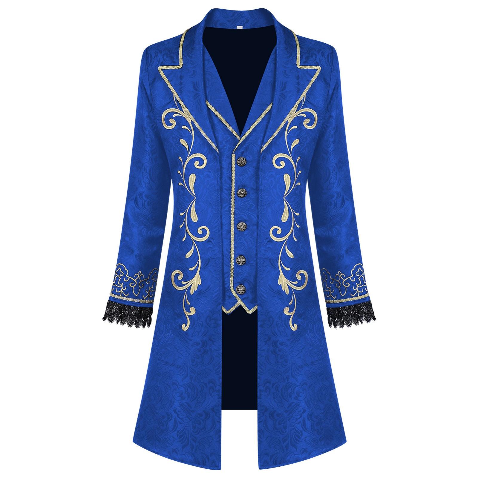 Men Medieval Retro Costume Palace Prince