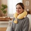 Portable Cartoon Fruit Shape Neck Pillow PP Cotton Soft Office Nap Pillow Fluffy Slow Rebound Travel Pillow Adult