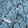 Black and Blue Brick  Pattern Peel and Stick Wallpaper Self Adhesive Contact Paper Removable Waterproof Wallpaper For Furniture Renovation