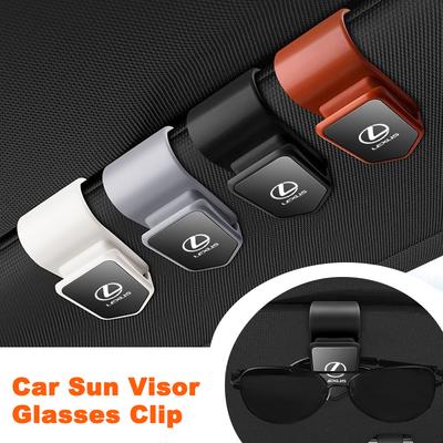 1PC Car Sun Visor Glasses Clips Interior Eyeglasses Storage Holder For GS IS LS500h ES260 ES300h RX350h NX260 UX260 LM LC