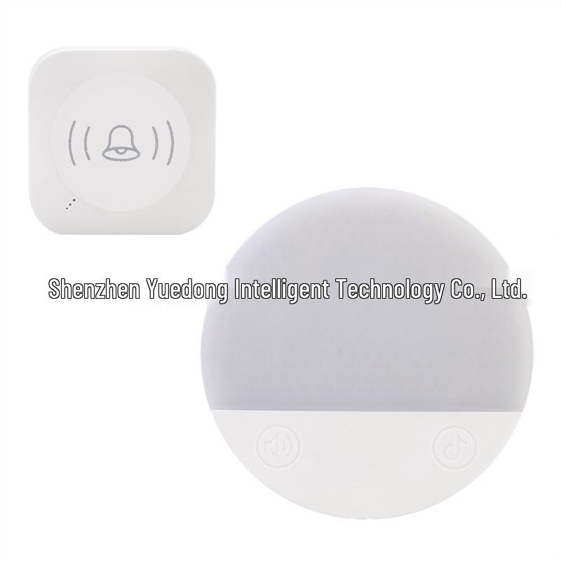Ultra-Long Range Wireless Doorbell with Night Light and Chord Music for Elderly Single Transmitter