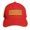 Captain 4 Stripes Baseball Cap Strapback Dad Hat Six Panel Structured Crown Sun Protection Upf 50