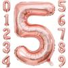 32" Number Balloons for Birthday Photography and Party Decorations
