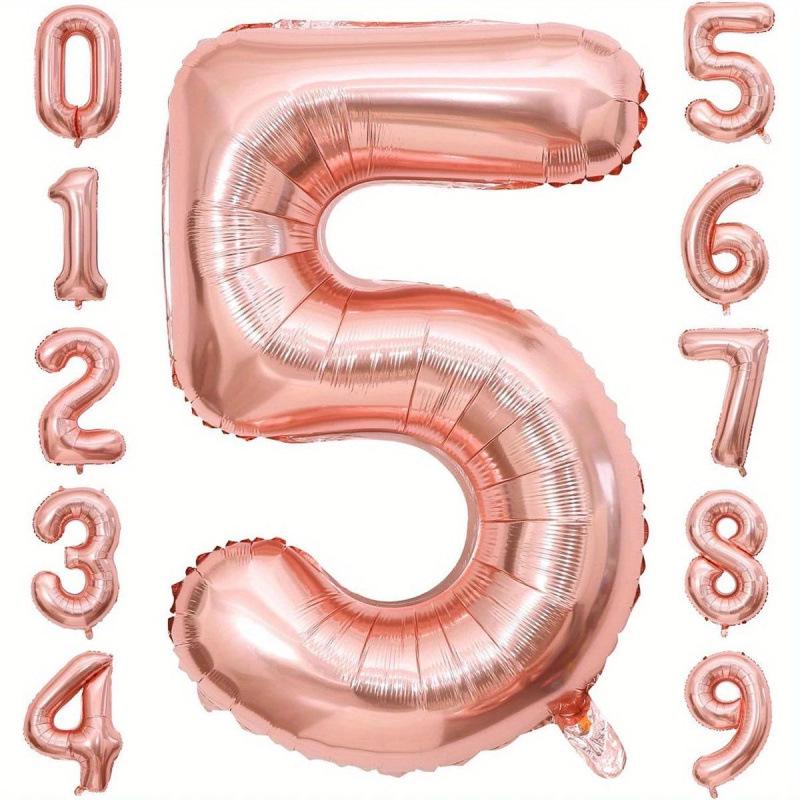 32" Number Balloons for Birthday Photography and Party Decorations