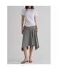 8SECONDS Striped Jersey Skirt Gray
