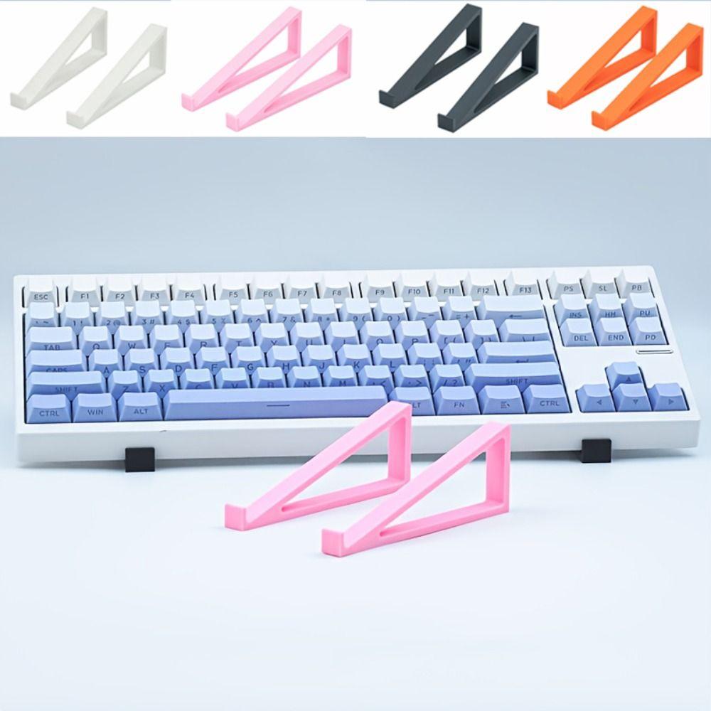 1 Pair Accessories Computer Keyboard Riser Portable Monitor Holder Keyboard Elevated Stand