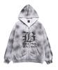 Logo Spray Washing Hood Zip Up [Melange Gray]