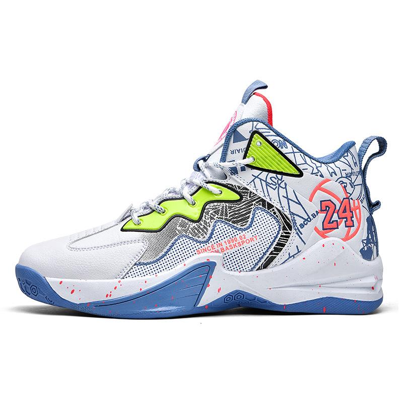 Buty do koszykówki Kobe męskie wysokie trampki młodzieżowe dla dużych dzieci para oddychające dziecięce męskie trampki z poduszką powietrzną