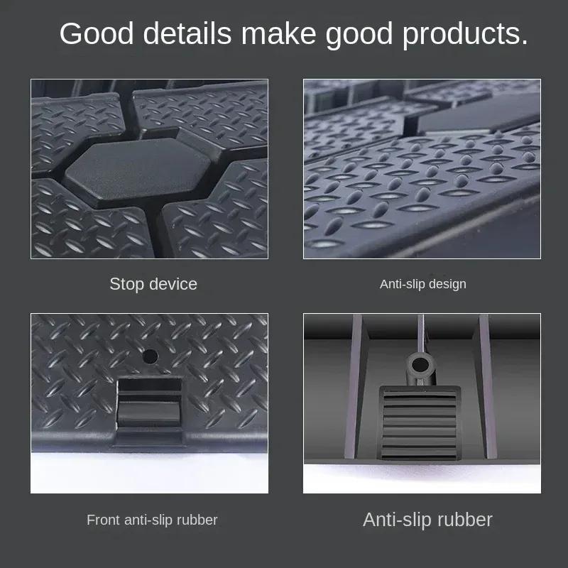 Heavy Duty 2500KG Car Repair Ramp 900mm Long Anti-Slip Vehicle Service Ramp for Oil Change, Maintenance, Jack Lift and Garage Re