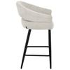 OTILO upholstered chair, fabric, gray