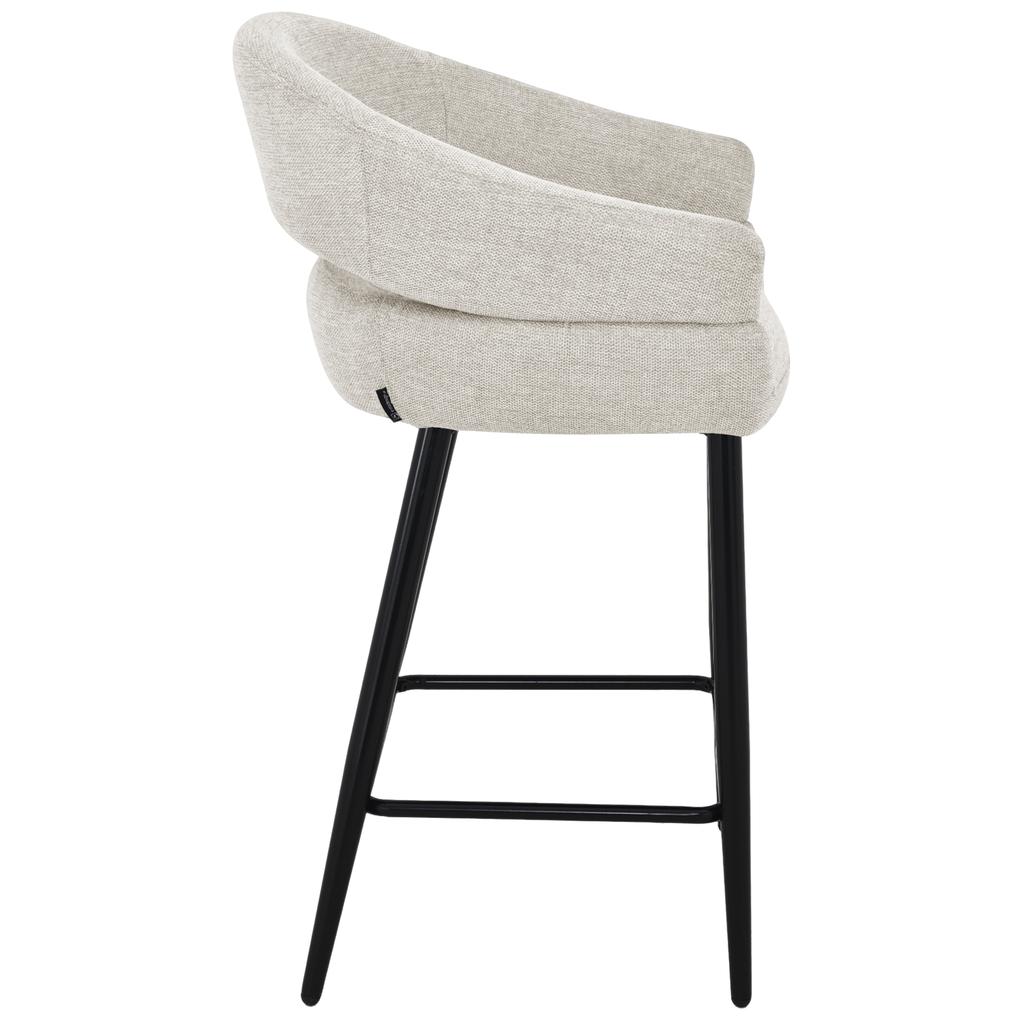 OTILO upholstered chair, fabric, gray