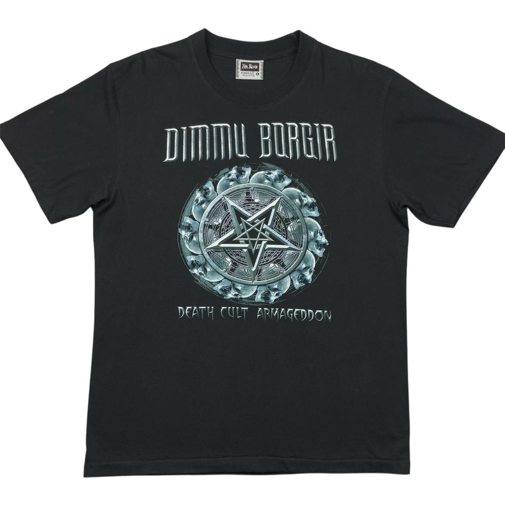 Dimmu Borgir Death Cult Armageddon 100% Cotton T-shirt Mens Tees Top Mens Size L Black Metal Band Tee Y2K