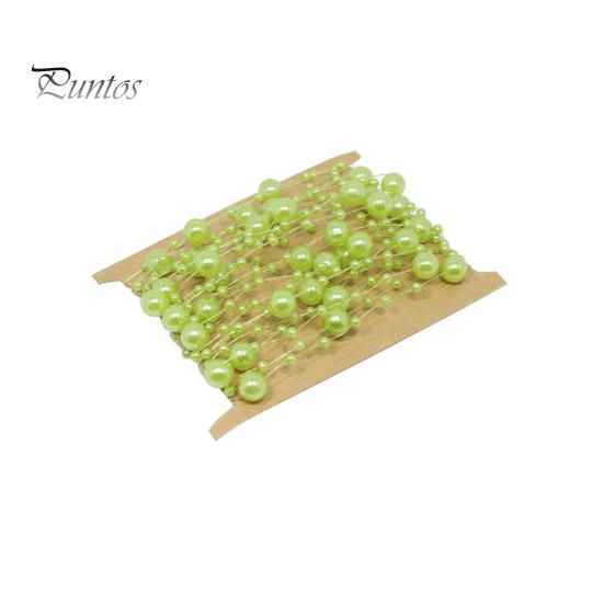 Guirnalda de cadena de perlas de imitación de 5 m, cuerda para novia, boda, fiesta, tocado, decoración DIY