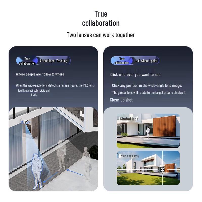 EZVIZ H90 4G Duální objektiv Venkovní AI Bezpečnostní Kamera (CN verze)