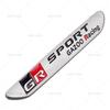 1Pcs 3D Metal GR Sport Gazoo Racing Side Fender Emblem Rear Boot Trunk Badge Sticker For Toyota GRsport C-HR RAV4 Corolla Camry