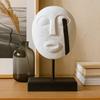 Tribal Decorative Mask White 27x20cm Timor