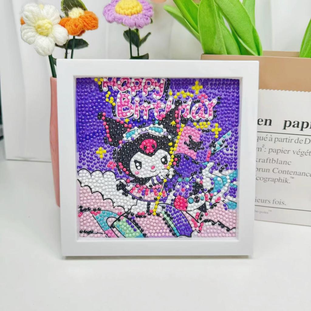 Free Shipping/Cartoon Diamond Painting Children'S Gift Handmade Cross Stitch Framed Diy Bedroom Sticker