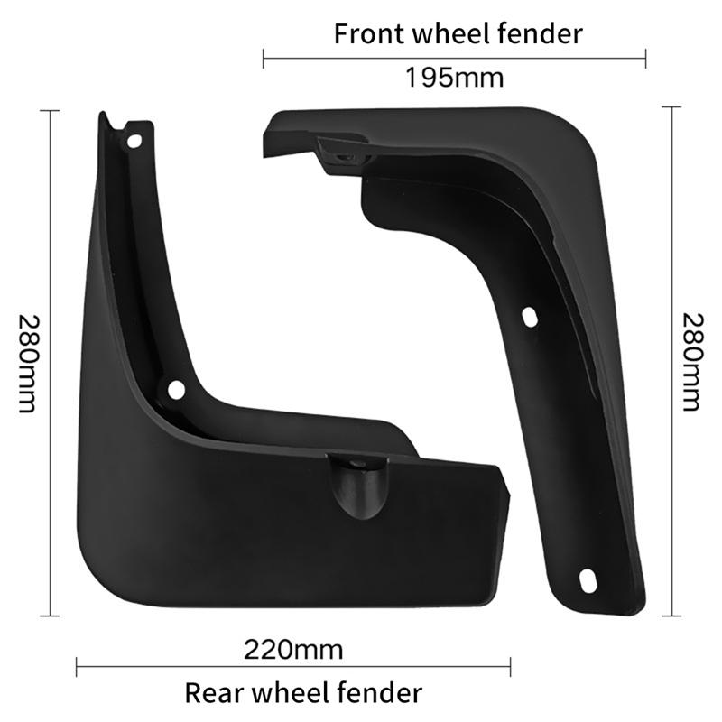 M63K-Front Rear Car Mudflaps Accessories Fender Mud Guard Splash Flaps Mudguards Parts Accessories For Hyundai Stargazer