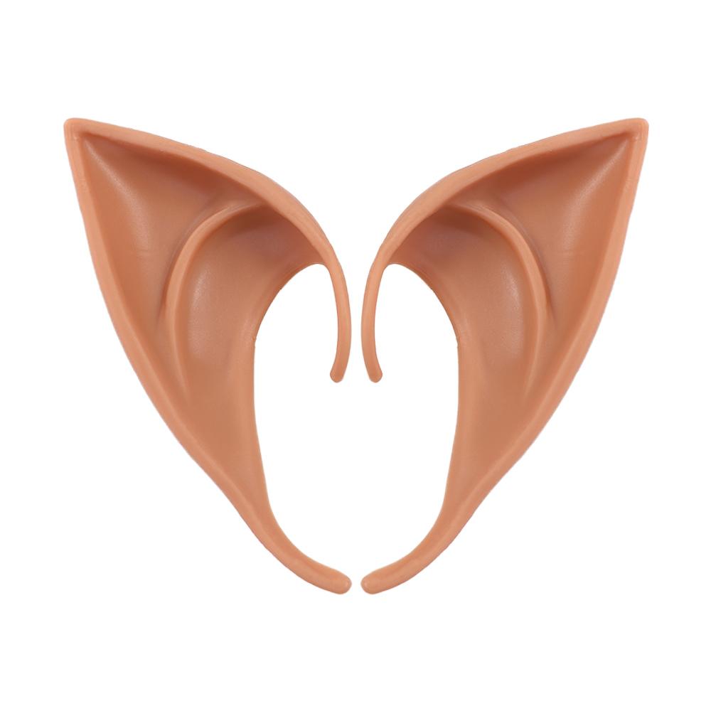 Unisex Fairy Photography Props Role Play Women Earrings Ear Cuff Jewelry False Ears Elf Ears